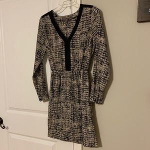 Black and cream dress